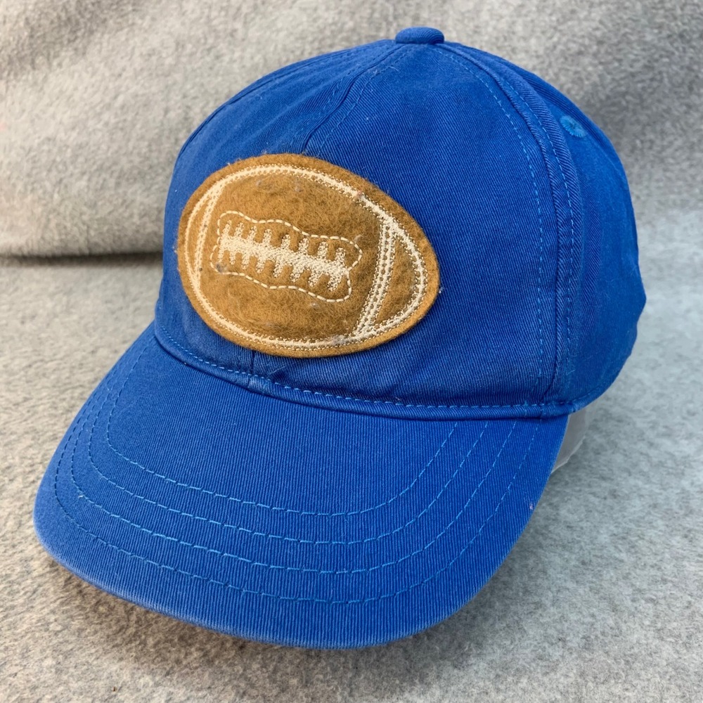 Football Patch Toddler Blue Gymboree Baseball Hat Adjustable Cotton 2T-3T